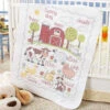 Herrschners Pre-Quilted Barnyard Baby Quilt Stamped Cross-Stitch -Prym Clover Shop 050462 31528.1693400757