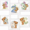 Luca-S ABC & 123 Counted Cross-Stitch Kit -Prym Clover Shop 050484 00770.1693400816