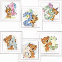 Luca-S ABC & 123 Counted Cross-Stitch Kit