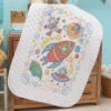 Baby By Herrschners Out Of This World Baby Quilt Stamped Cross-Stitch Kit -Prym Clover Shop 050531 96743.1693400926