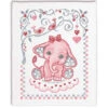 Baby By Herrschners Lovable Ellie Baby Quilt Top Stamped Cross-Stitch Kit -Prym Clover Shop 050541 80393.1693400955