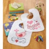 Baby By Herrschners Lovable Ellie Baby Bibs Stamped Cross-Stitch Kit 1 Baby By Herrschners Lovable Ellie Baby Bibs Stamped Cross-Stitch Kit -Prym Clover Shop 050542 47241.1693400959