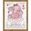 Baby By Herrschners Lovable Ellie Birth Record Counted Cross-Stitch Kit -Prym Clover Shop 050544 21554.1693400965