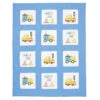 Herrschners Construction Crew Kid's Quilt Blocks Stamped Cross-Stitch -Prym Clover Shop 050578 37454.1693401053