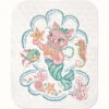 Herrschners MerKitten Baby Quilt Stamped Cross-Stitch Kit -Prym Clover Shop 050594 94919.1693401093