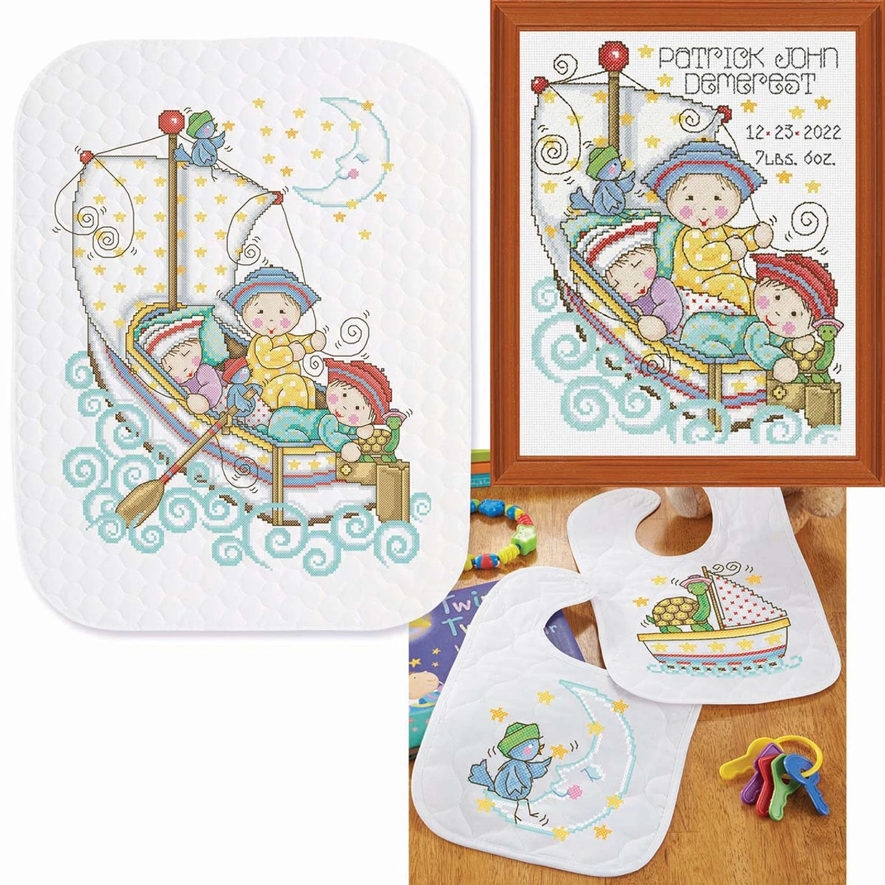 Herrschners Sailing To Dreamland Set 3 Herrschners Sailing To Dreamland Set