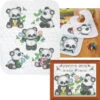 Herrschners Playful Pandas Set -Prym Clover Shop 050624 33138.1693401175