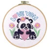 Craftways Panda With Heart Hoop Stamped Embroidery Kit 1 Craftways Panda With Heart Hoop Stamped Embroidery Kit -Prym Clover Shop 050627 80152.1693401185