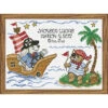 Baby By Herrschners Pirate Voyage Birth Record Counted Cross-Stitch Kit -Prym Clover Shop 051384 69237.1693401338