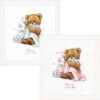 Vervaco Bear With A Blue Blanket Birth Record Counted Cross-Stitch Kit -Prym Clover Shop 051938 59058.1693401373