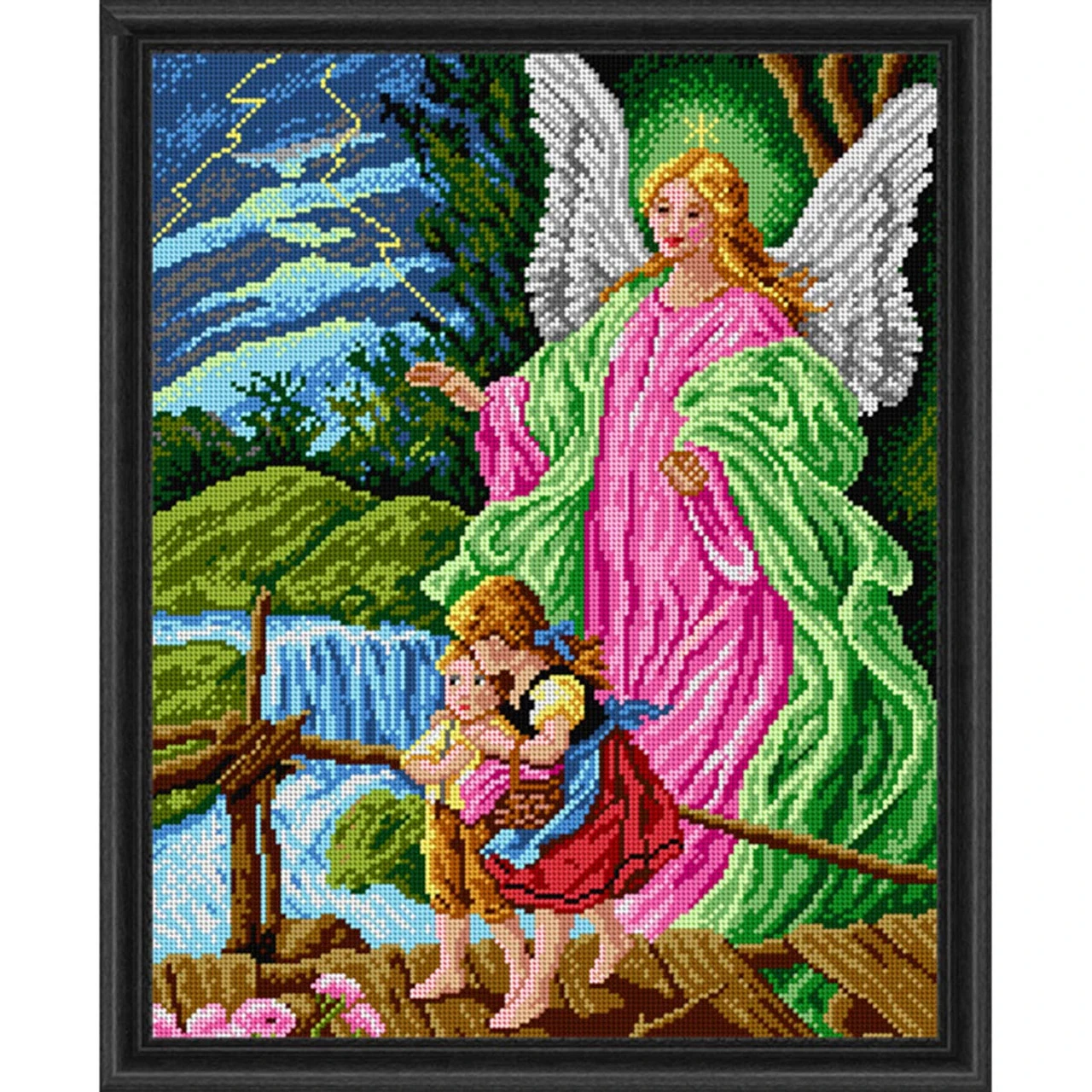 Orchidea Guardian Angel Needlepoint Canvas 3 Orchidea Guardian Angel Needlepoint Canvas