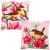Vervaco Birds, Magnolia, & Roses Set Needlepoint Needlepoint Kit -Prym Clover Shop 060627 34659.1693402064