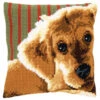 Vervaco Dog Pillow Cover Needlepoint Kit -Prym Clover Shop 060674 06839.1693402126