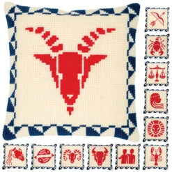 Vervaco Astrology Signs Pillow Cover Needlepoint Kit