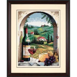 Dimensions Tuscan View Needlepoint Kit
