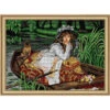 Orchidea Young Lady In A Boat Needlepoint Canvas -Prym Clover Shop 062864 26808.1693402488
