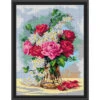 Orchidea Victorian Rose Bouquet Needlepoint Canvas -Prym Clover Shop 063002 12797.1693402517