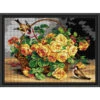 Orchidea Yellow Rose Basket Needlepoint Canvas 1 Orchidea Yellow Rose Basket Needlepoint Canvas -Prym Clover Shop 063015 51670.1693402521