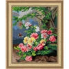 Orchidea Floral Still Life Needlepoint Canvas -Prym Clover Shop 063122 51609.1693402551