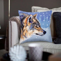 Collection D'Art Winter Animals Pillow Cover Needlepoint Kit 7 Collection D'Art Winter Animals Pillow Cover Needlepoint Kit -Prym Clover Shop 065303 3 27551.1693402796