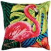 Collection D'Art Pink Flamingo Needlepoint Kit -Prym Clover Shop 065361 45505.1693402835
