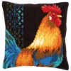 Vervaco Rooster Pillow Cover Needlepoint Kit 1 Vervaco Rooster Pillow Cover Needlepoint Kit -Prym Clover Shop 066228 41240.1693402888