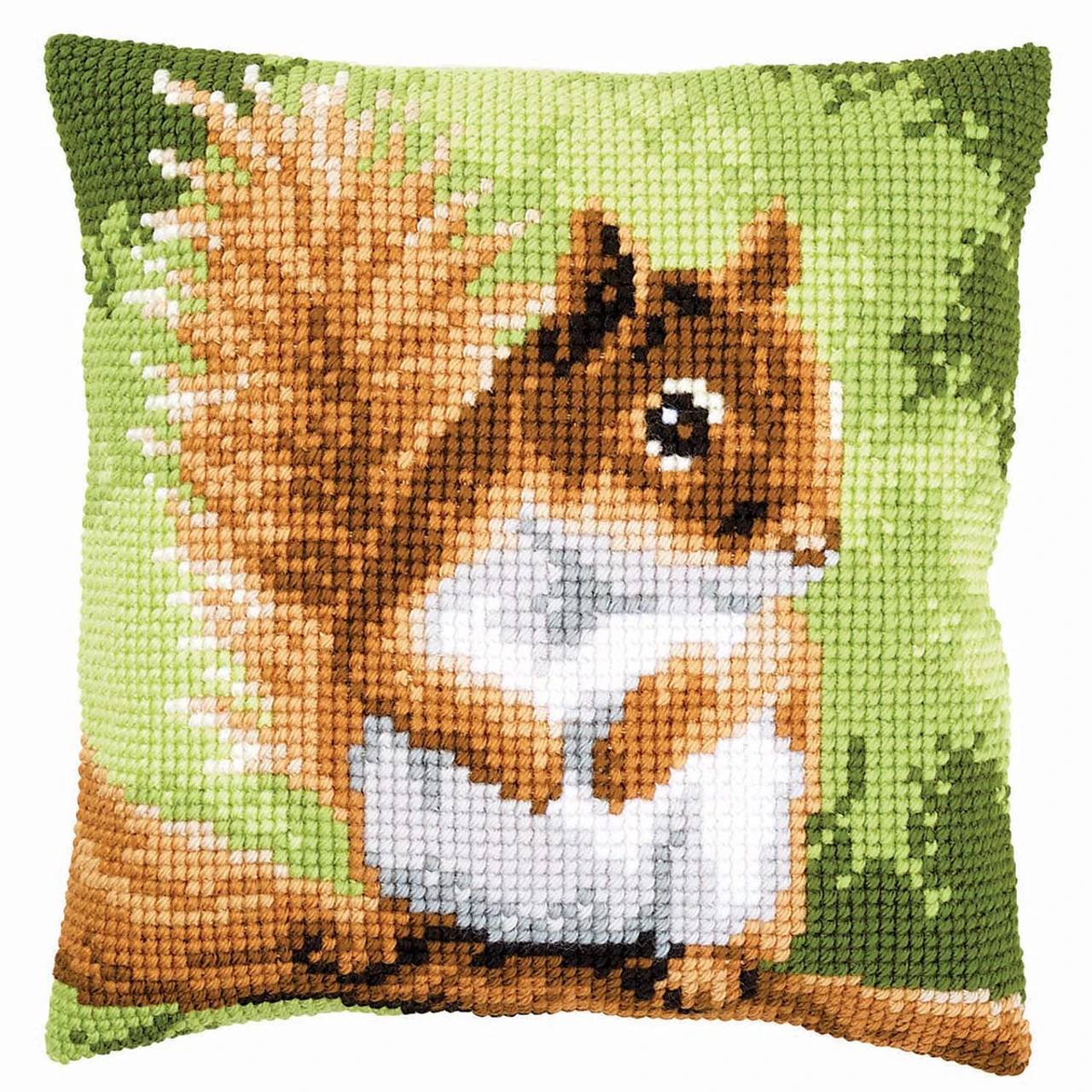 Vervaco Squirrel Pillow Cover Needlepoint Kit 3 Vervaco Squirrel Pillow Cover Needlepoint Kit