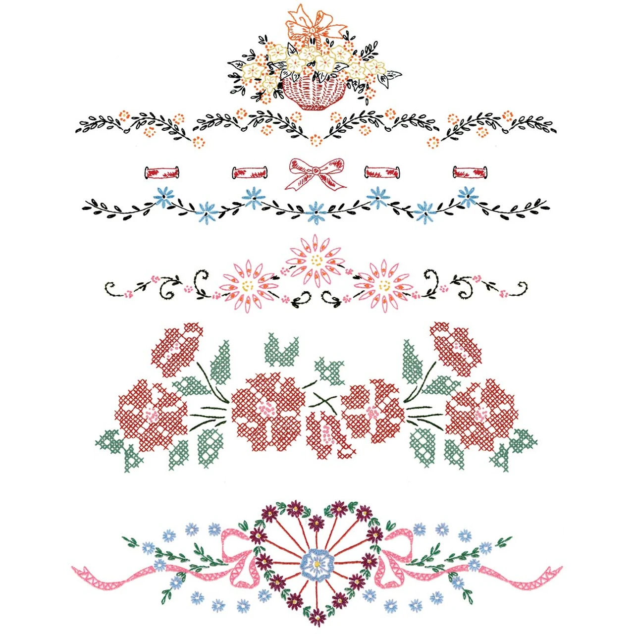 Herrschners Revival Pillowcase Pairs 3 Herrschners Revival Pillowcase Pairs