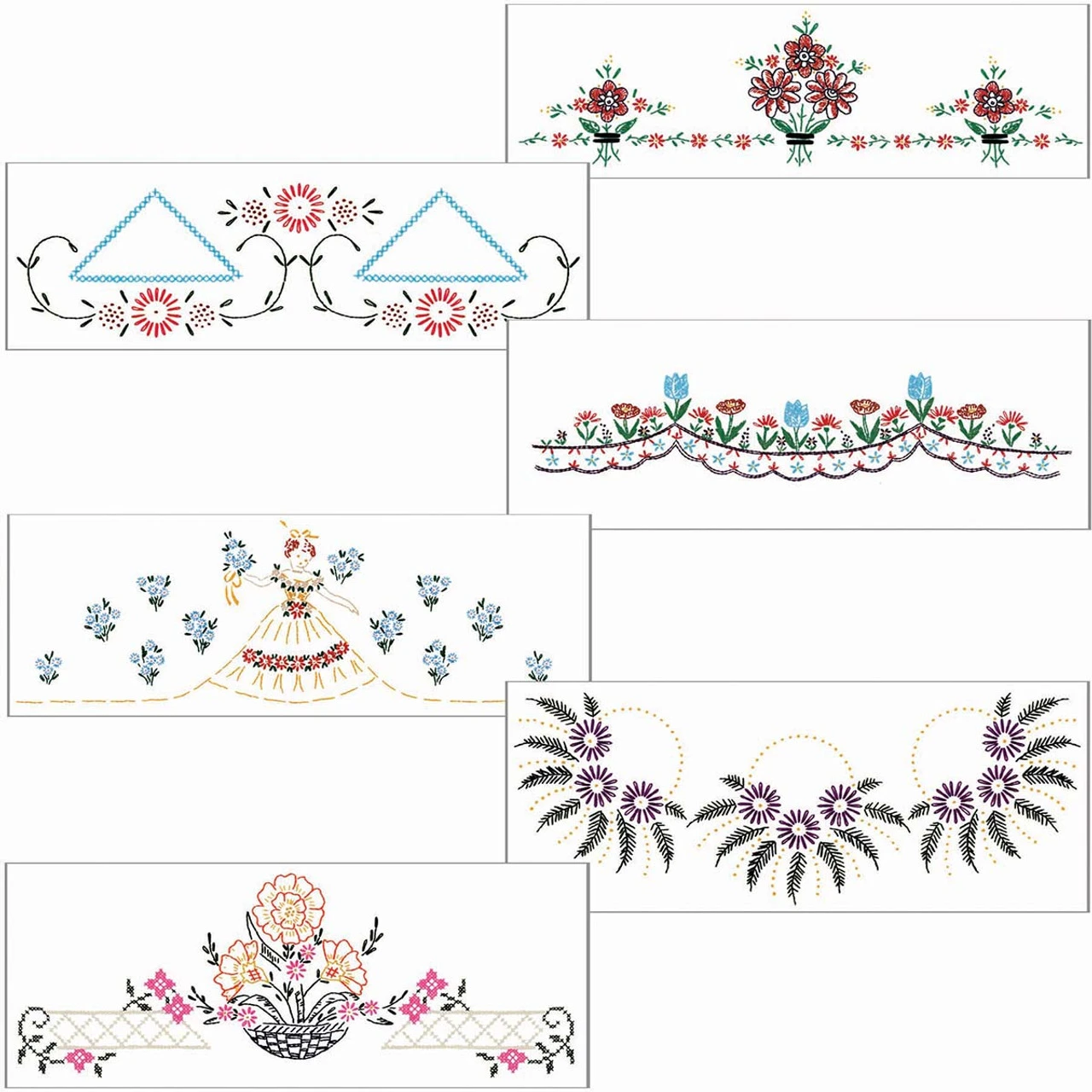 Herrschners Revival New Dresserscarves I Set 3 Herrschners Revival New Dresserscarves I Set