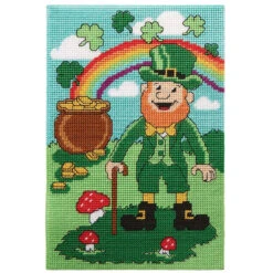 Herrschners Irish Luck Wall Hanging Plastic Canvas Kit