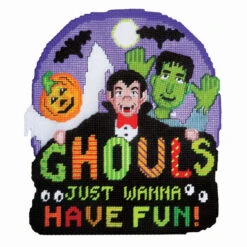 Design Works Ghouls Having Fun Plastic Canvas Kit