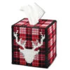 Herrschners Winter Lodge Tissue Box Cover Plastic Canvas Kit -Prym Clover Shop 270145 42782.1693433245
