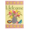 Herrschners Spring Welcome Wall Hanging Plastic Canvas Kit -Prym Clover Shop 270667 22976.1693433718