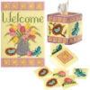 Herrschners Spring Welcome Set Plastic Canvas -Prym Clover Shop 270670 29347.1693433729