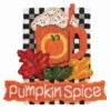 Herrschners Pumpkin Spice Wall Hanging Plastic Canvas Kit -Prym Clover Shop 270682 14272.1693433782