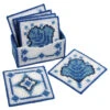Herrschners Azure Field Coasters Plastic Canvas Kit -Prym Clover Shop 270712 19749.1693433852