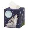 Herrschners Moonlight Wolf Tissue Box Plastic Canvas Kit -Prym Clover Shop 270716 09631.1693433865