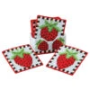 Herrschners Strawberry Patch Coasters Plastic Canvas Kit -Prym Clover Shop 270725 66588.1693433888