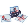 Herrschners Stars & Stripes Coasters Plastic Canvas Kit -Prym Clover Shop 270728 08164.1693433897