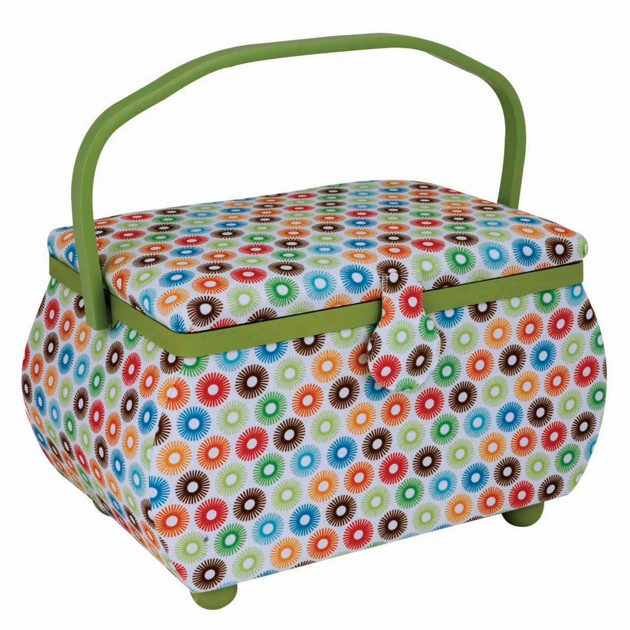 Prym Sewing Basket-Circle Pattern 3 Prym Sewing Basket-Circle Pattern