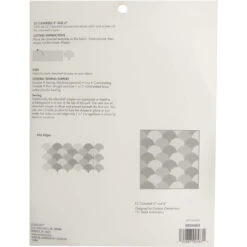 Boye EZ 3" & 6" Clam Quilting Template -Prym Clover Shop 320624 3 09533.1698870970