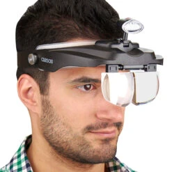 Carson Optical LED Lighted Head Visor Magnifier Accessory -Prym Clover Shop 320629 2 31519.1693435696