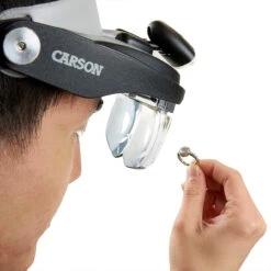 Carson Optical LED Lighted Head Visor Magnifier Accessory -Prym Clover Shop 320629 3 87689.1693435696