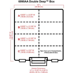 ArtBin Super Satchel Double Deep Box With Removable Dividers -Prym Clover Shop 320637 5 99607.1693435718