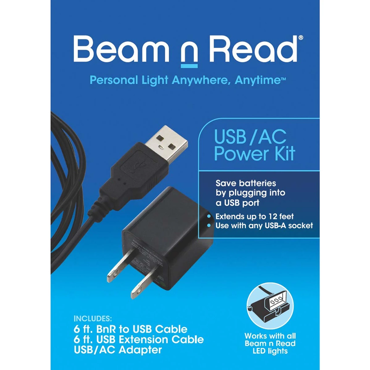 Beam N Read USB/AC Power Kit Light 3 Beam N Read USB/AC Power Kit Light