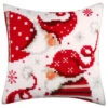 Vervaco Christmas Gnomes I Pillow Needlepoint Kit 1 Vervaco Christmas Gnomes I Pillow Needlepoint Kit -Prym Clover Shop 524610 42544.1693461189