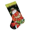 Dimensions Snowman And Bear Stocking Needlepoint Kit -Prym Clover Shop 529151 71610.1693461264