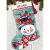 Dimensions Snowman Stocking Needlepoint Kit -Prym Clover Shop 560013 82616.1693464967