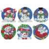 Herrschners Snowmen Fun Ornaments Plastic Canvas Kit 2 Herrschners Snowmen Fun Ornaments Plastic Canvas Kit -Prym Clover Shop 570025 37991.1693466833