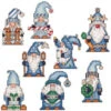 Herrschners Love My Gnomies Magnets Plastic Canvas Kit -Prym Clover Shop 570491 63267.1693467150